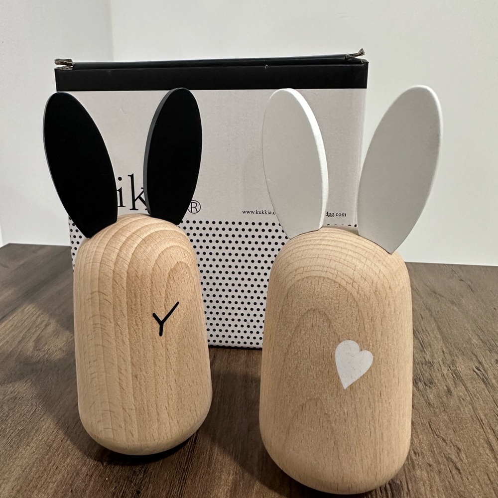kiko+ Usagi Rabbit Wooden Toy Set • Japan Brand • NIB • Rare, Unique
